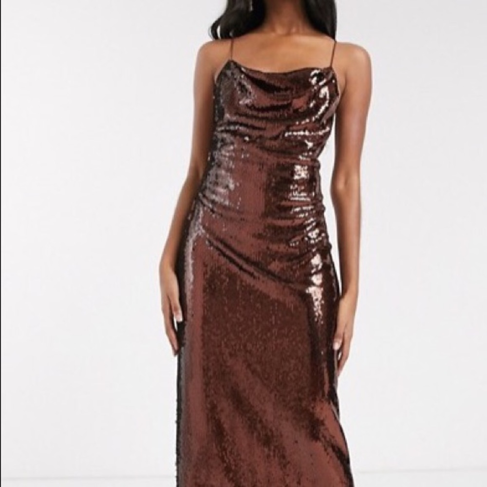 NWT sequined midi dress